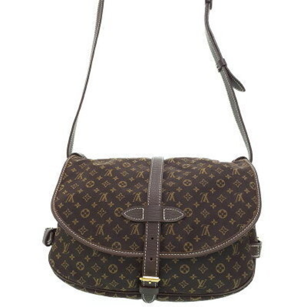 Louis Vuitton Monogram LIn Saumur Shoulder Bag - Picture 1 of 8